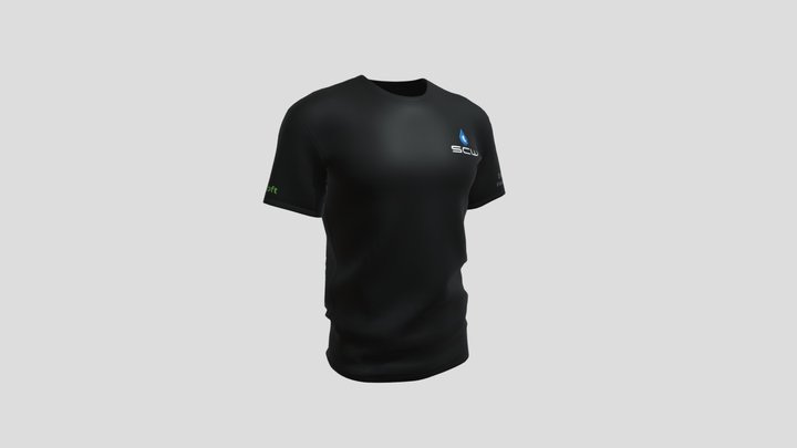 Software Team Man T-shirt 3D Model