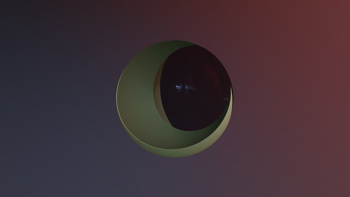 Disgaea-styled Moon Orb 3D Model