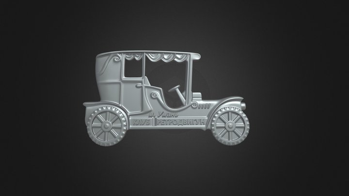 Emblem Uman Retromotor 3D Model