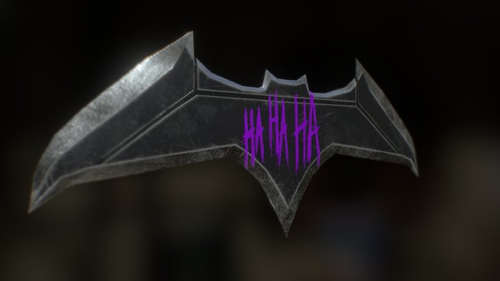 Batman Batarang - Ben Affleck 3D Model