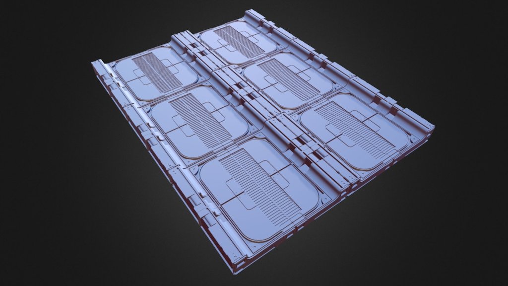 Sci-fi Floor Section KB004