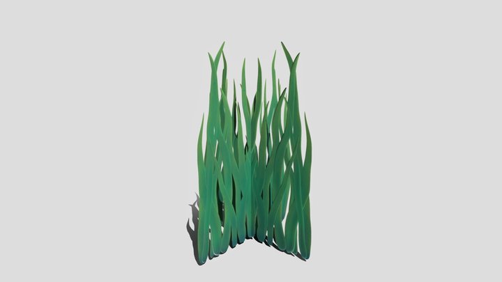 Stylized Grass 3D Model