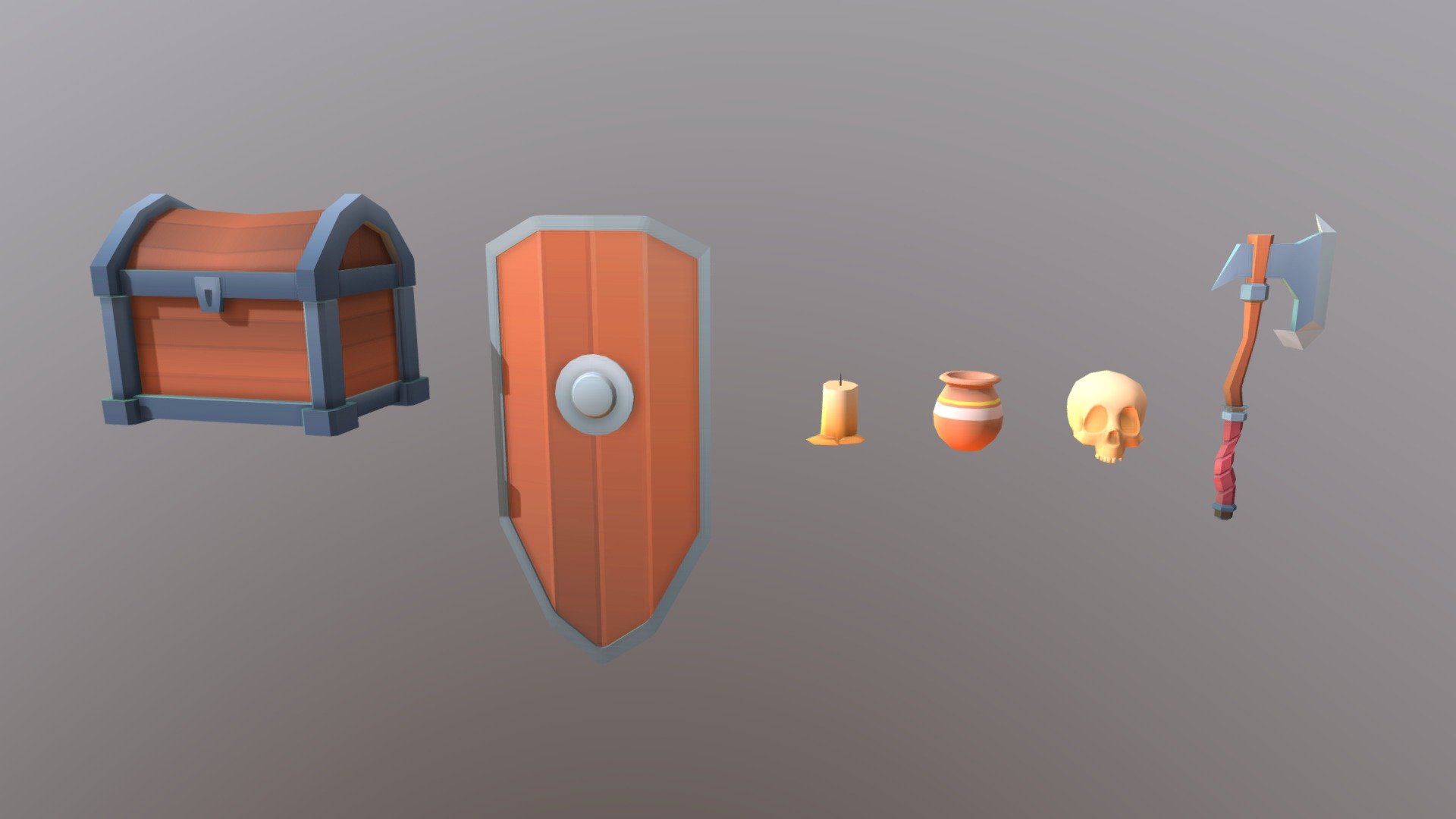 Free Simple Dungeon Props - Download Free 3D model by Yellow Panda ...