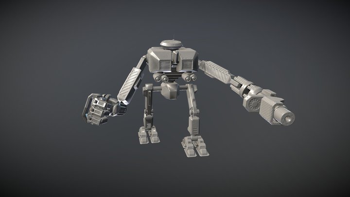 DAEBot - Bake, Pose and Normal Enrichment 3D Model