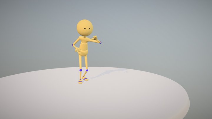 AniMaytion '19 - Walk 3D Model