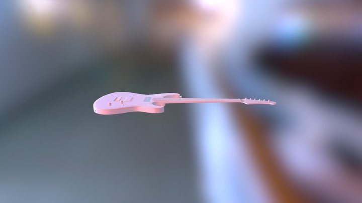 Electric-Guitar 3D Model