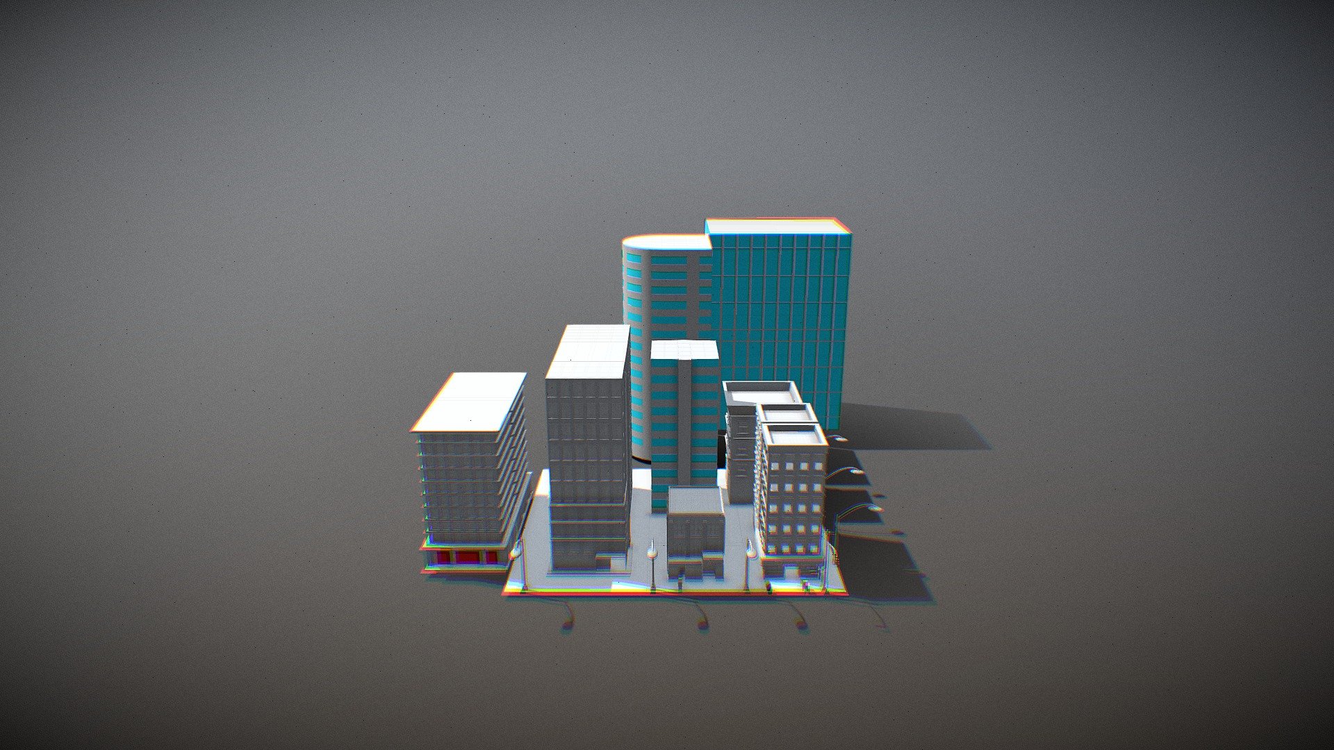 land of unknown only buildings model #03 - Download Free 3D model by 3d ...
