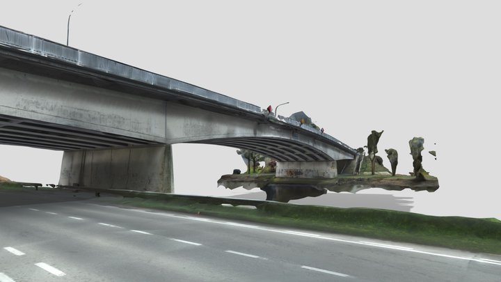 3D Bridge Model of Lovendegembrug 3D Model
