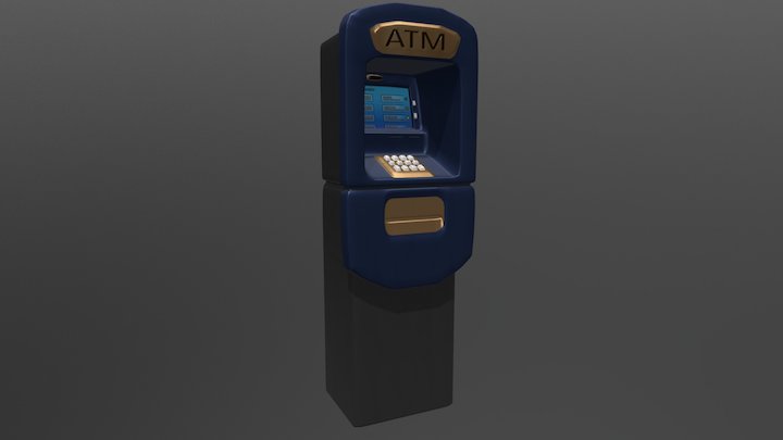 High Detailed Automatic Teller Machine (ATM) – Free 3D Model STL