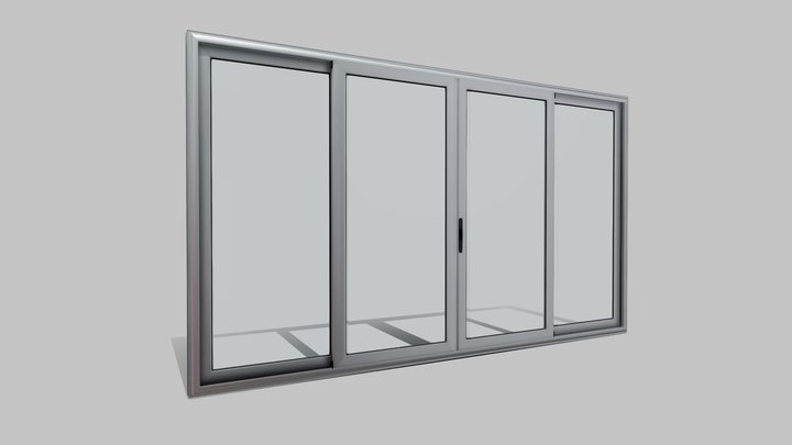Ventana Corrediza Koncept70 - Anim 3D Model