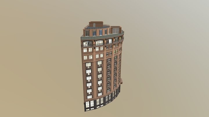 Hotel ★★★★ Krasnodar, Russia 3D Model