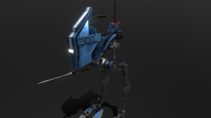 StarWars - 501st Legion AT-RT 3D Model