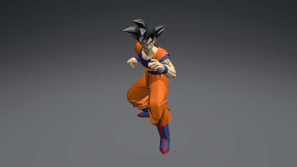 Dragon Ball Z Budokai 2 Goku 3d Model By Juan12345678 83ab225