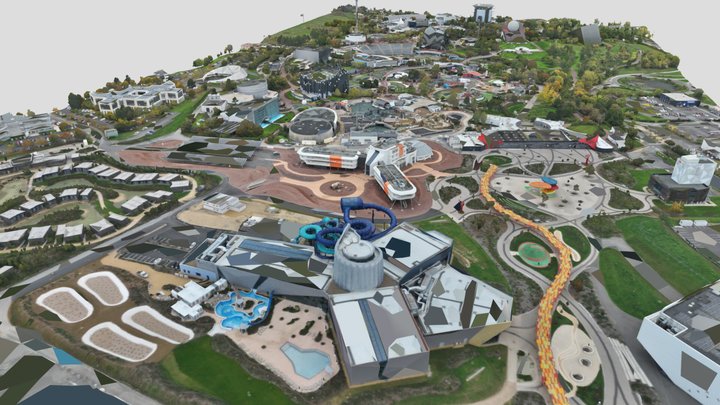Futuroscope 3D Model