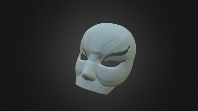 Hero Carnival Mask - Scan in a Box 3D Model