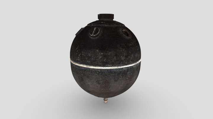 British drifting mine 3D Model