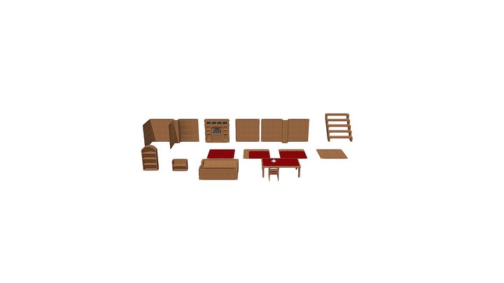 LibrarySets 3D Model