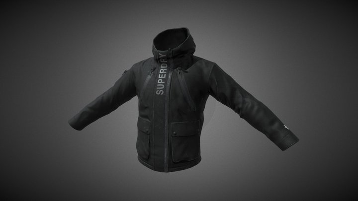 Superdry Jacket 3D Model