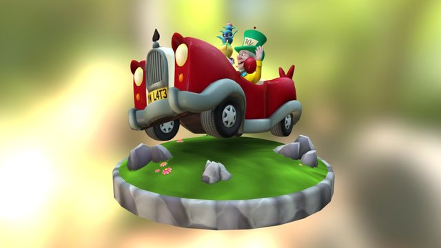 The Mad Hatter's Adventure 3D Model