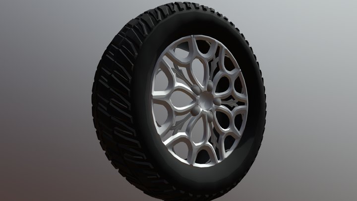 Wheel Submission for CGCookie 3D Model