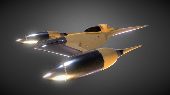 Naboo Fighter 3D Model