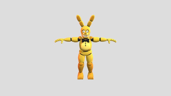 Stylized Spingbonnie 3D Model