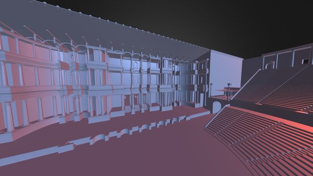 Theater Of Pompey 3D Model