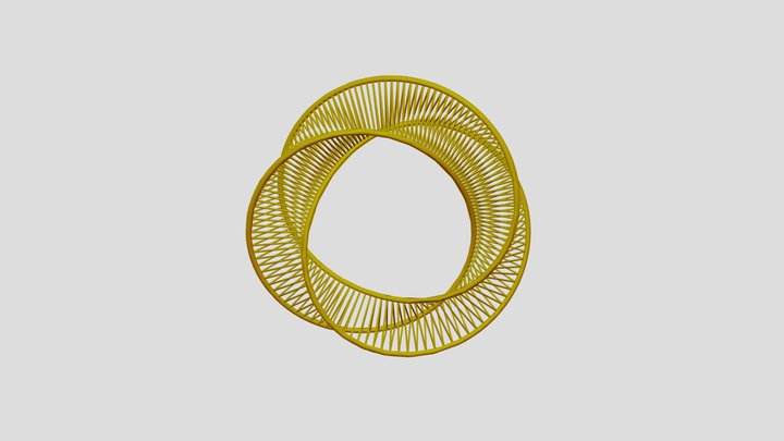 Mobius Bracelet 3D Model