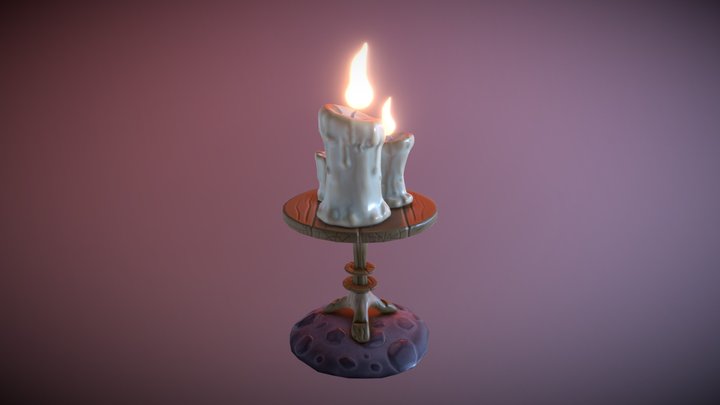 Candles 3D Model