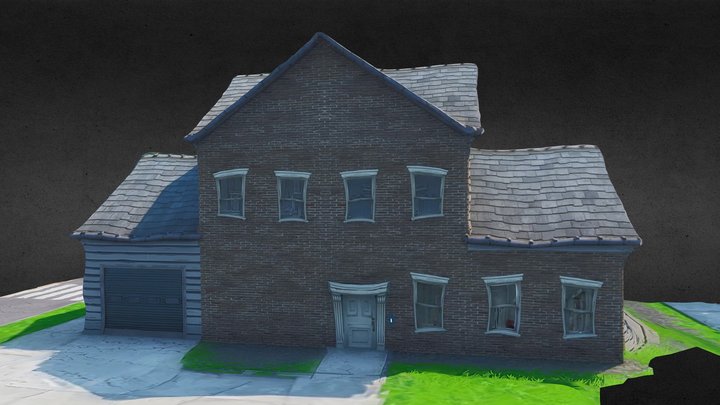Fortnite House 3D Model