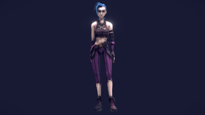 Arcane Jinx 3D Model