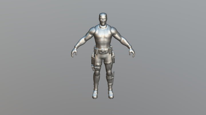 DeadPool 3D Model