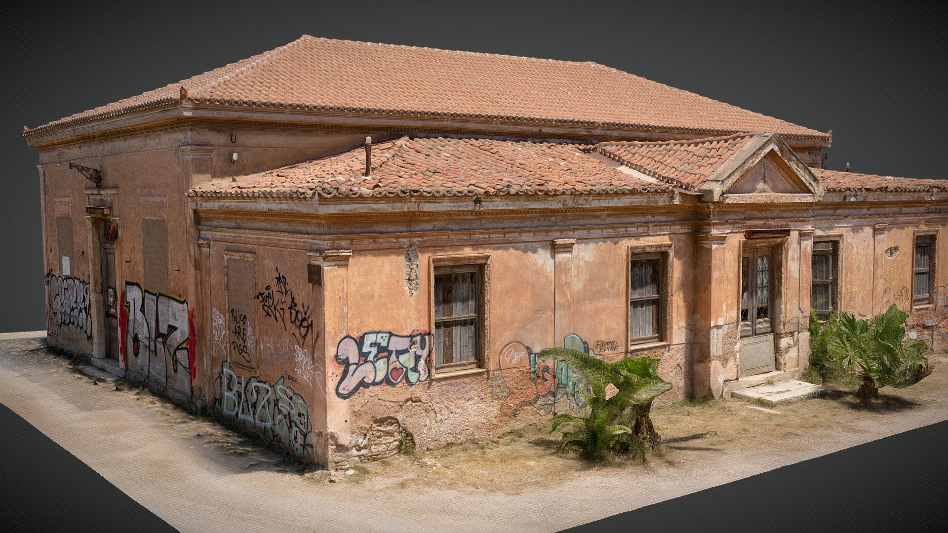 Abandoned Building Named "Euterpe" - Buy Royalty Free 3D Model By ...