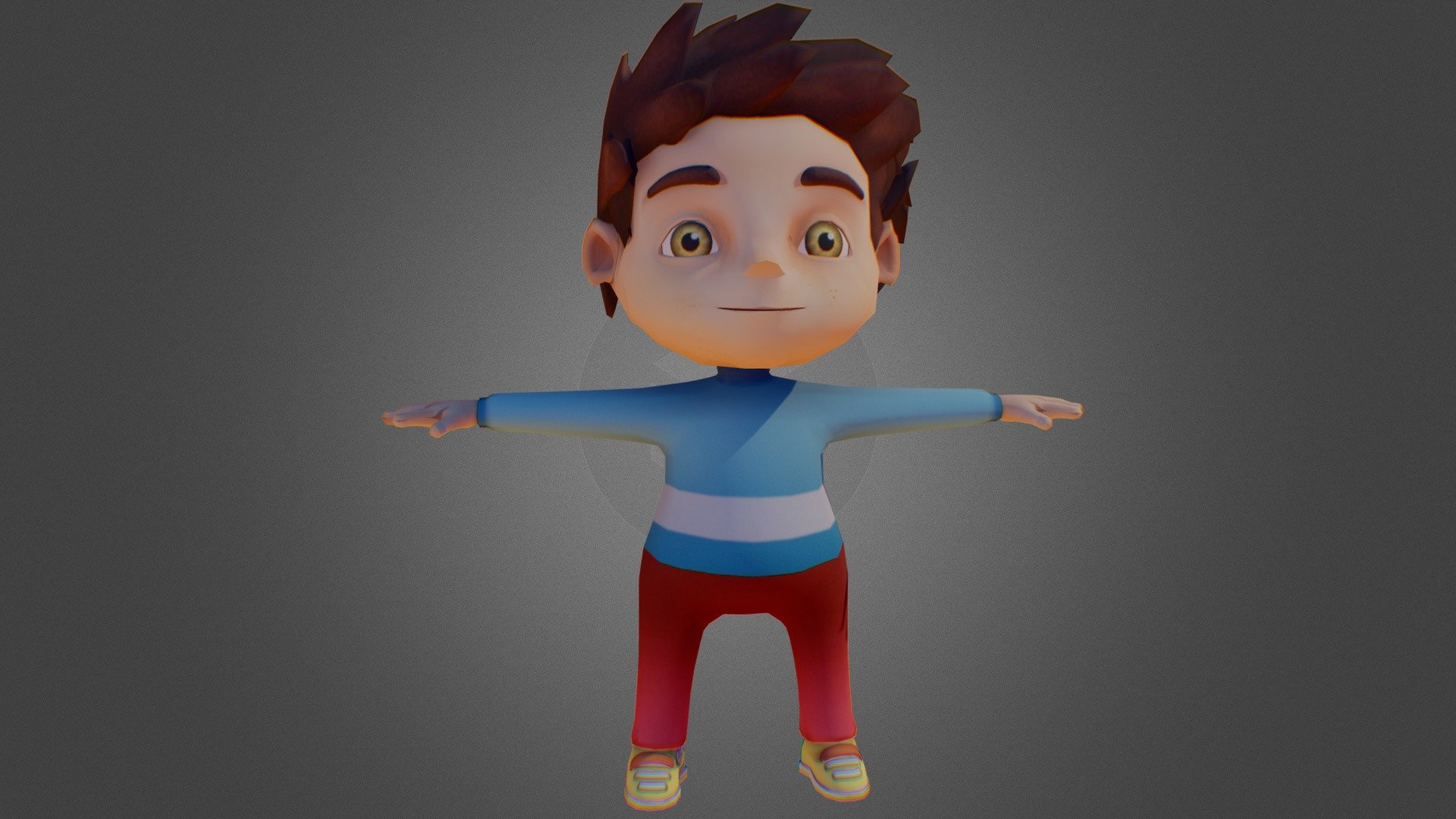 Cartoon kid