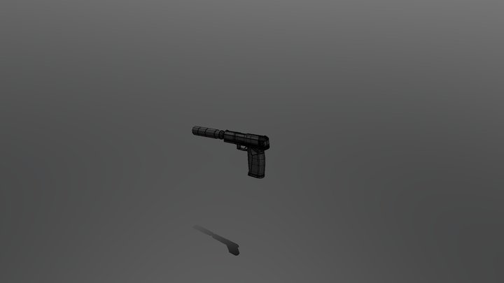 Mk Socom 23 Pistol 3D Model