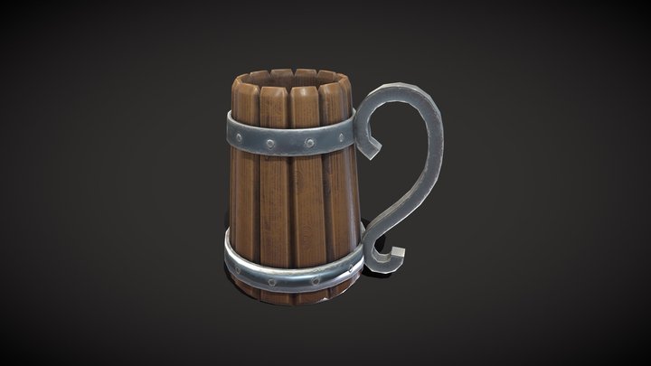 Beer barrel 3D Model