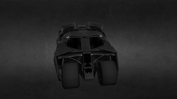 The Batman Begin Tumbler 3D Model