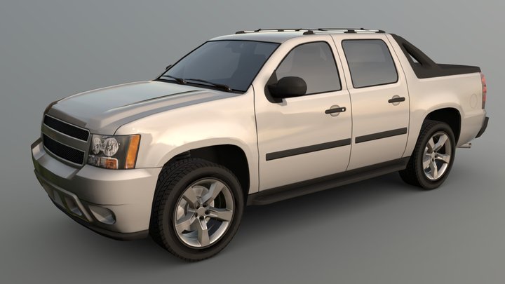 Chevrolet Tahoe (Low Poly) 3D Model