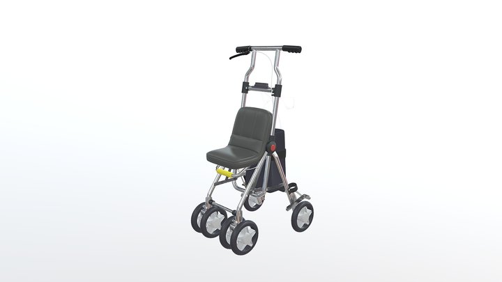 4 wheel cart  Home Oxygen Therapy – Kostenloses 3D-Modell STL