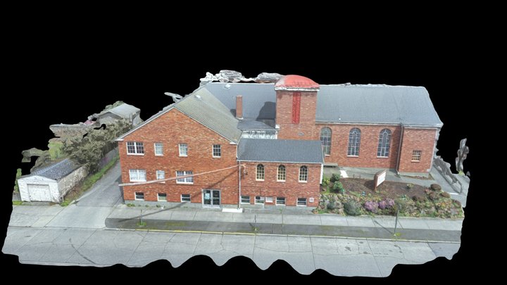 Facade Test Simplified 3d Mesh 3D Model