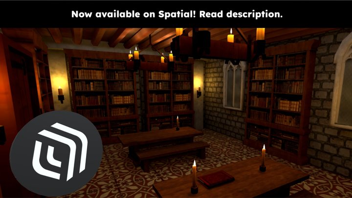 Spatial | Medieval Room | Spatial Logo 3D Model