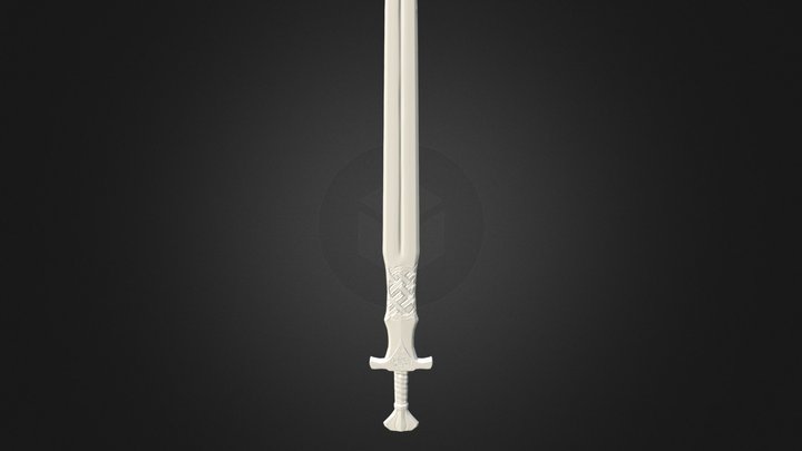 Celctic Sword 3D Model