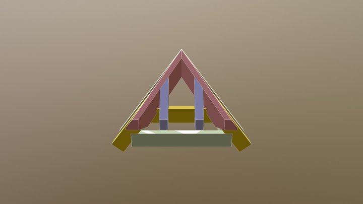 Halvvalm 3D Model