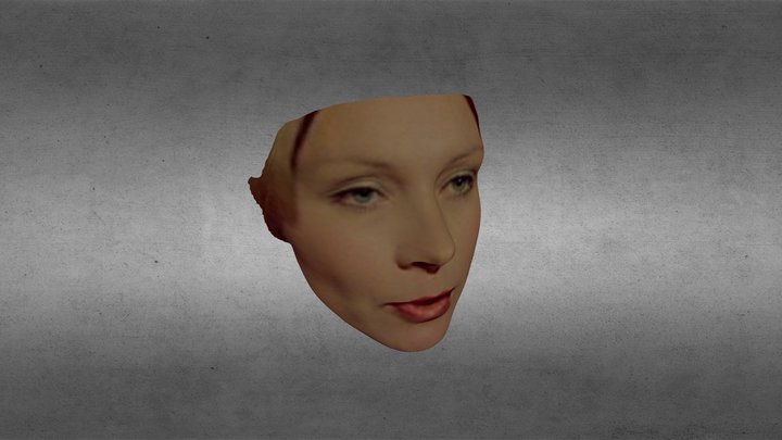 Deep Red - Helga Ulmann (Macha Méril) 3D Model