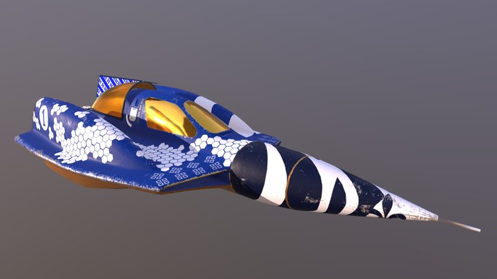 Space Speeder Shell Prototype 3D Model