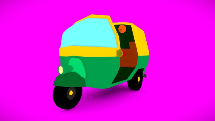 Auto_Rickshaw 3D Model