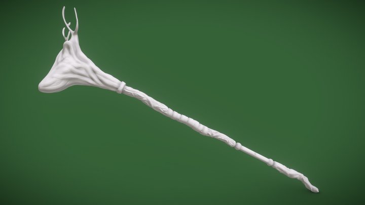 Staff -  DAE Sculpting - Asset 3D Model