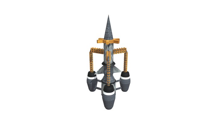 The SilvernGoldBullet 3D Model