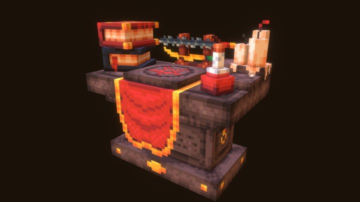 Cultist's table [JE/BE] 3D Model