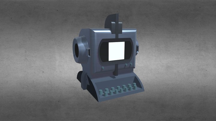 SatAM computer 3D Model